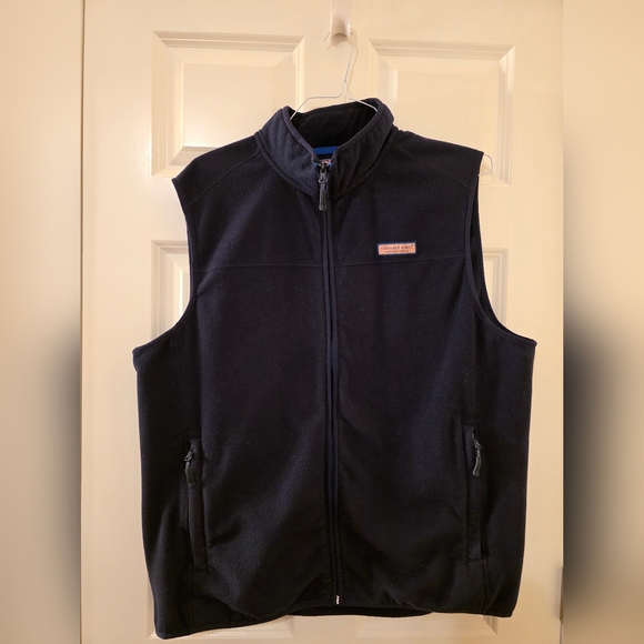 Vineyard Vines Other - Vineyard Vines Harbor Fleece Dark Blue Vest